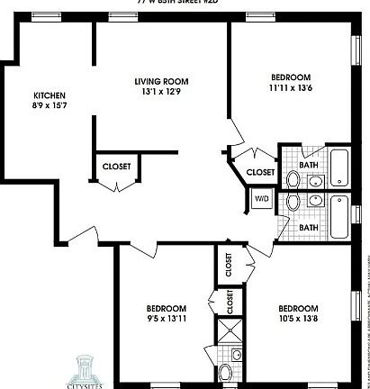 2nd image of 77 W 85th St APT 2D
