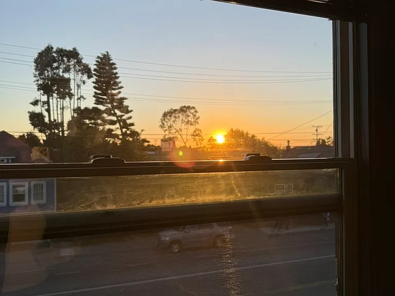 View from kitchen window