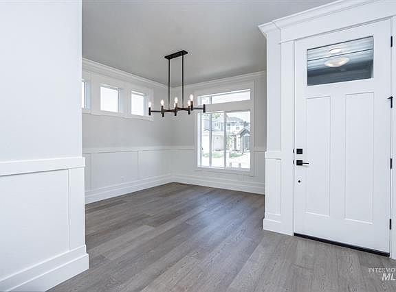 Dining area and front door
