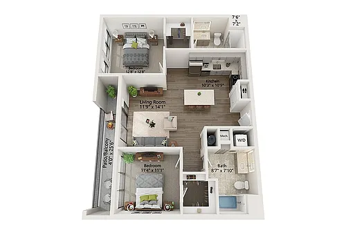 Floor plan B16-AFF