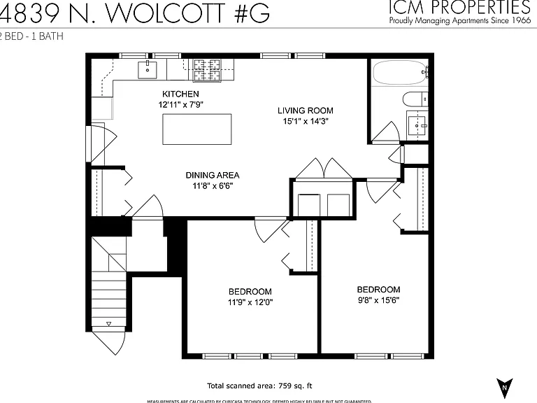 4839 1/2 N Wolcott Ave #G — Photo 5