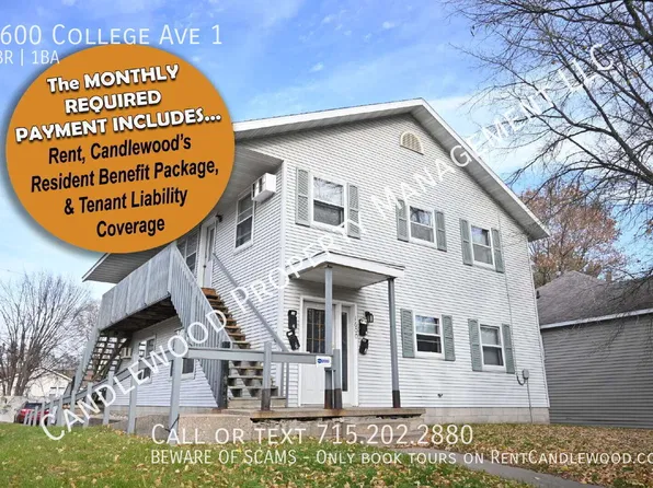 1600 College Ave #1, Stevens Pt, WI 54481