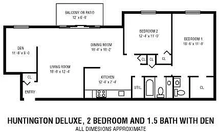 Floor plan Windermere Deluxe (Den)