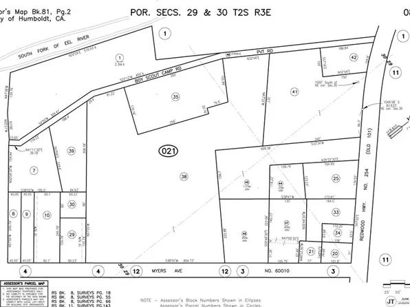 201 Boy Scout Camp Rd, Myers Flat, CA 95554