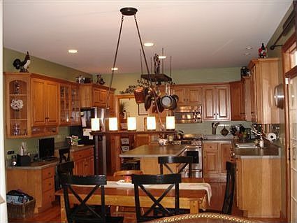 Kitchen view from family room