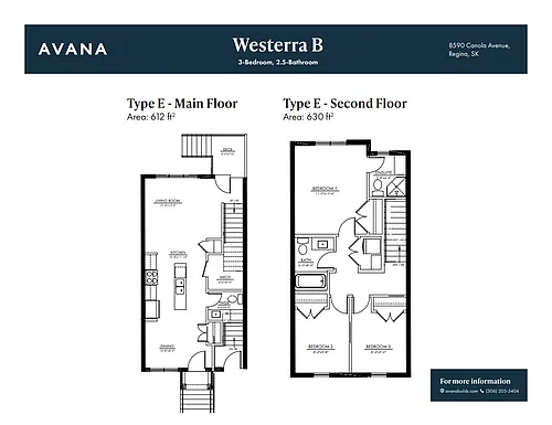 Floor plan 3 bed 2.5 bath