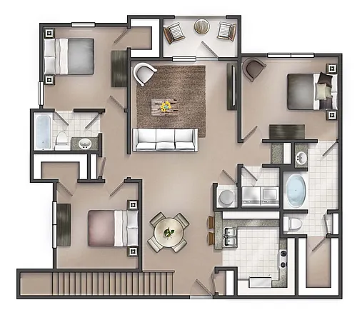 Floor plan Dartmouth with Garage