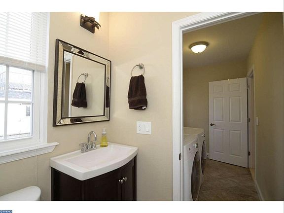 half bathroom on first floor