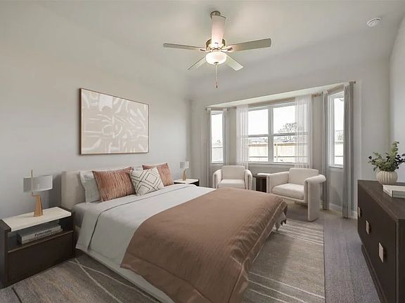 Primary Bed Virtually Staged