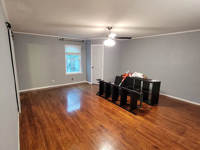 View from Kitchen to living area