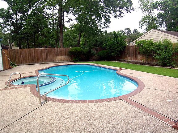Heated, gunite pool with large patio area!