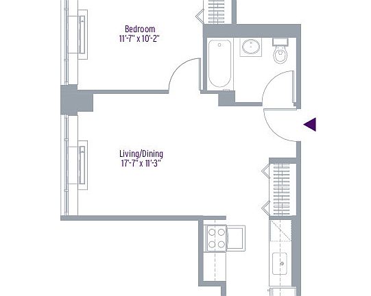 2nd image of 310 E 2nd St APT 7B