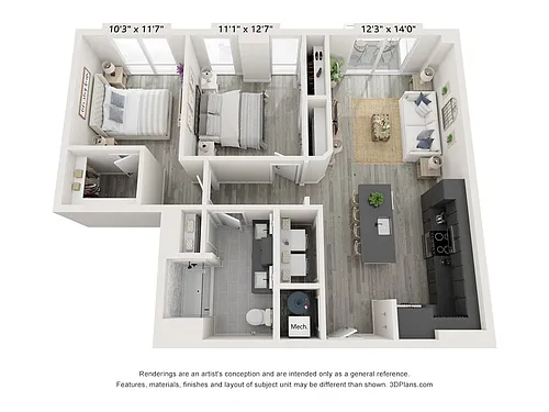 Floor plan B6