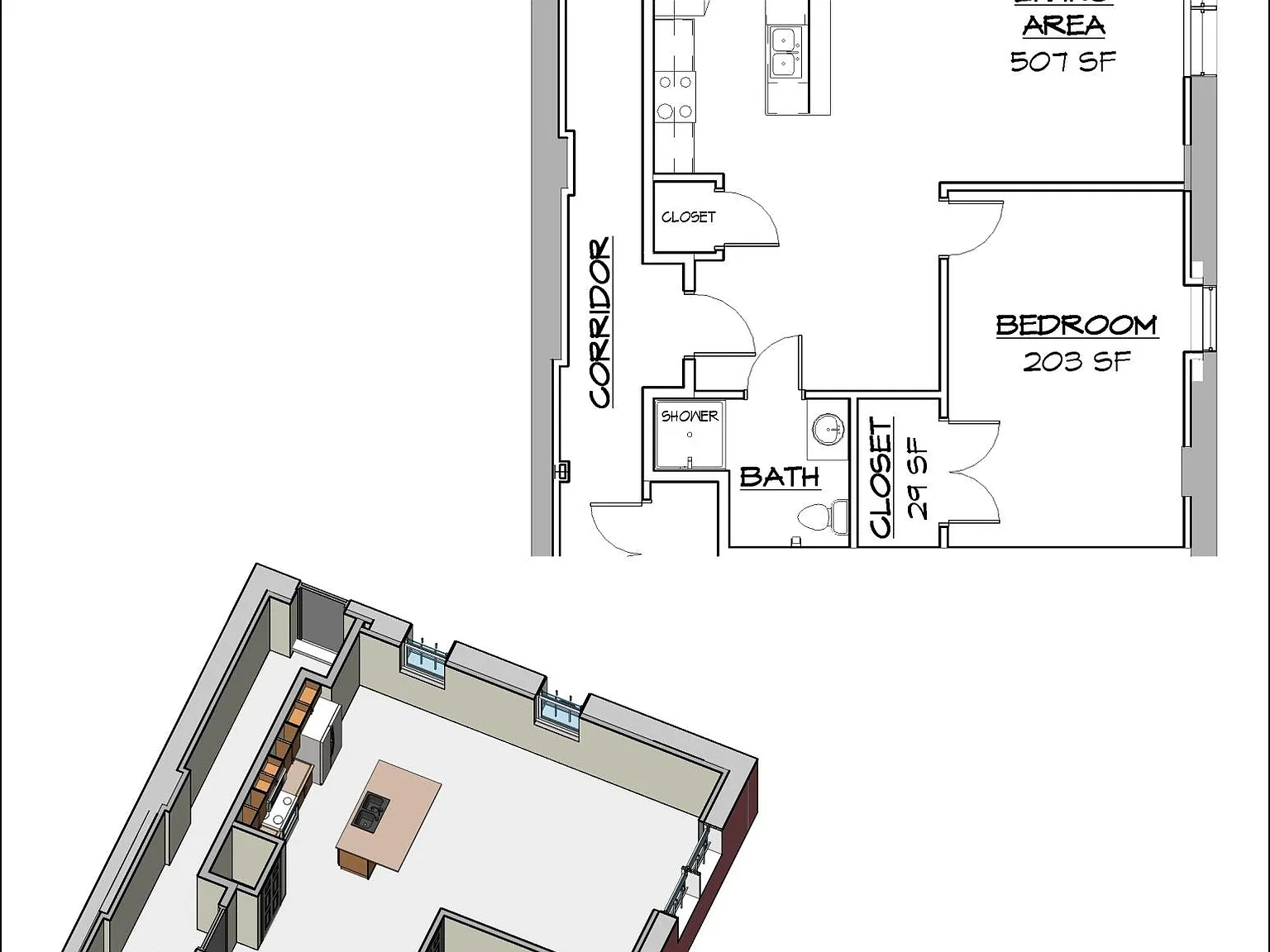 1 bed, $1,525 — Photo 2