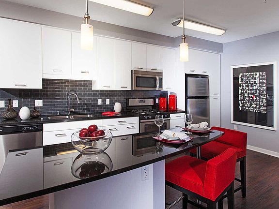 Kitchen with Granite Countertops