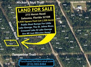 215 Heron Rd, Satsuma, FL 32189