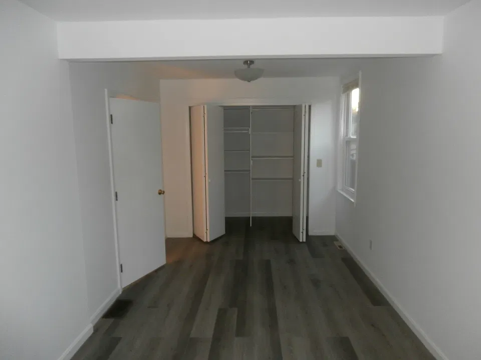 bedroom and walk in closet