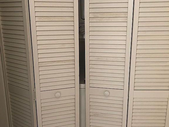 Washer dryer closet 