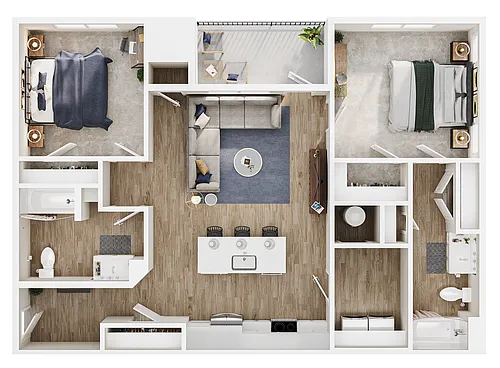 Floor plan B21
