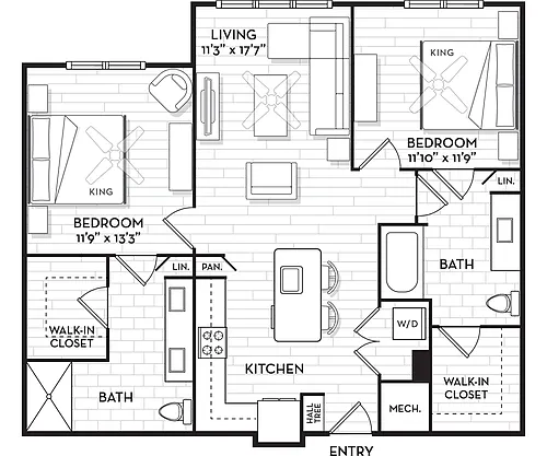 Floor plan Clipper