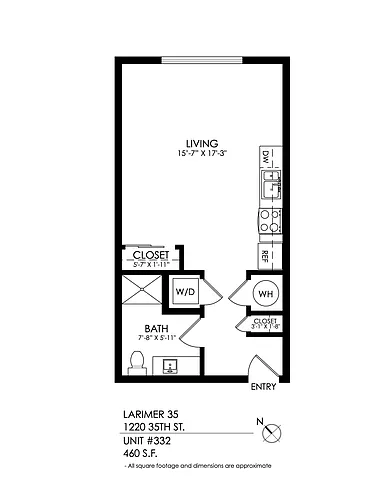 Floor plan Studio