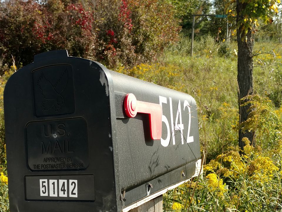 Private road entrance.