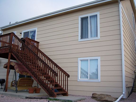 Back View of house with walk out basement