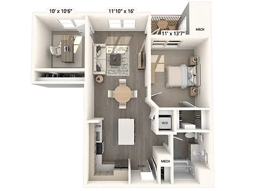 Floor plan AM14D.1
