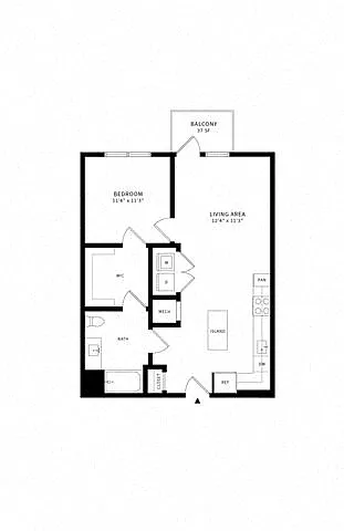 Floor plan 1S