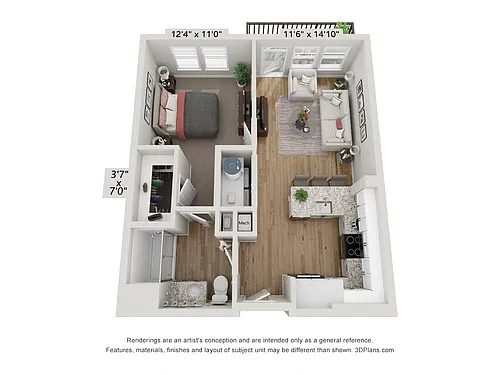 Floor plan A1 - Indigo