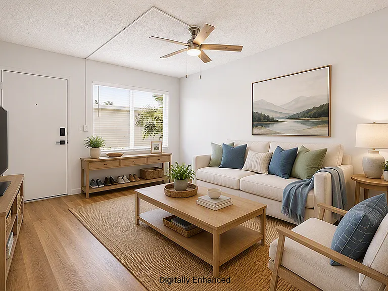 staged casa living room