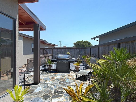 Patio with barbecue area