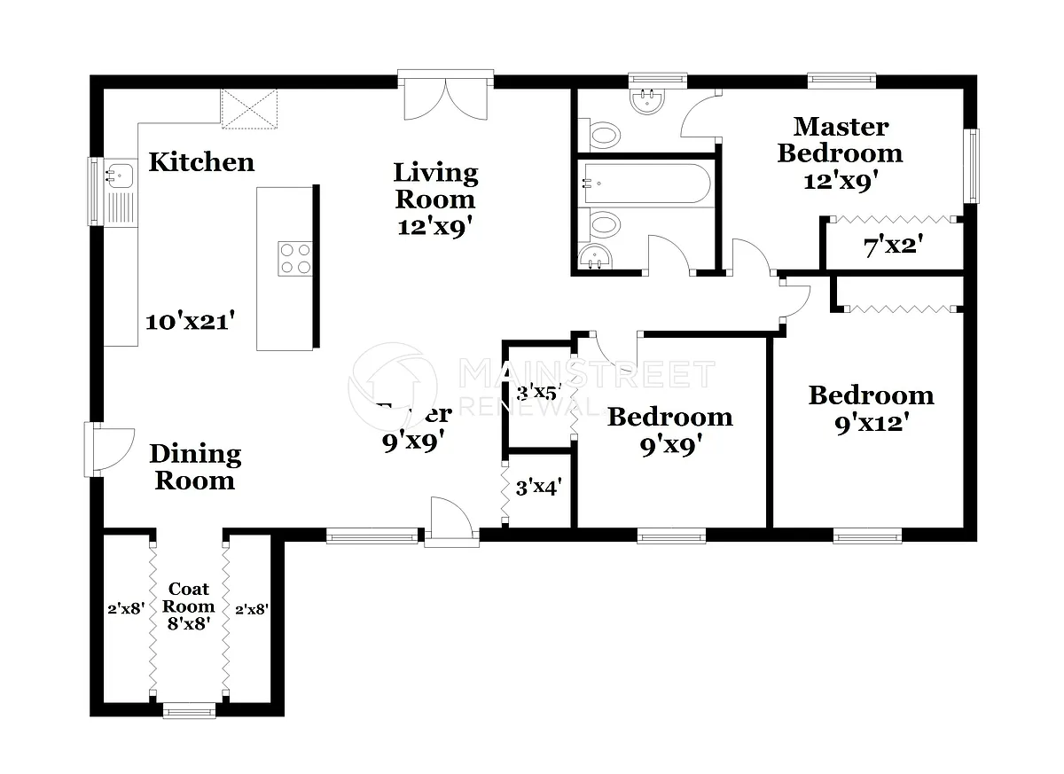 Floor Plan - 2069 Powderhorn Dr