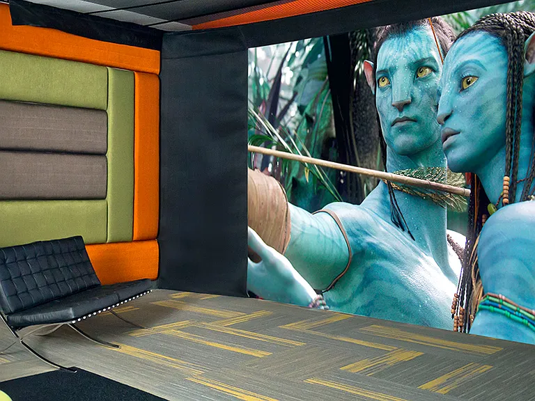 Private screening room