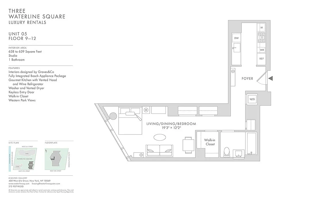 Floor plan Waterline 3: S1