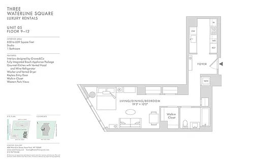 Floor plan Waterline 3: S1