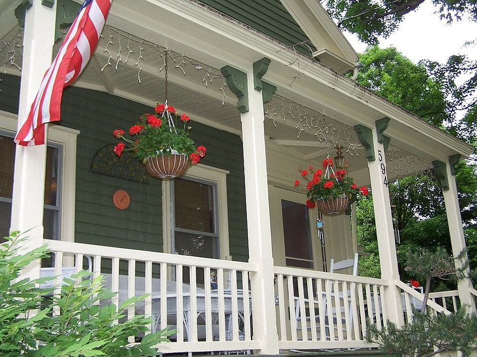 Covered front porch