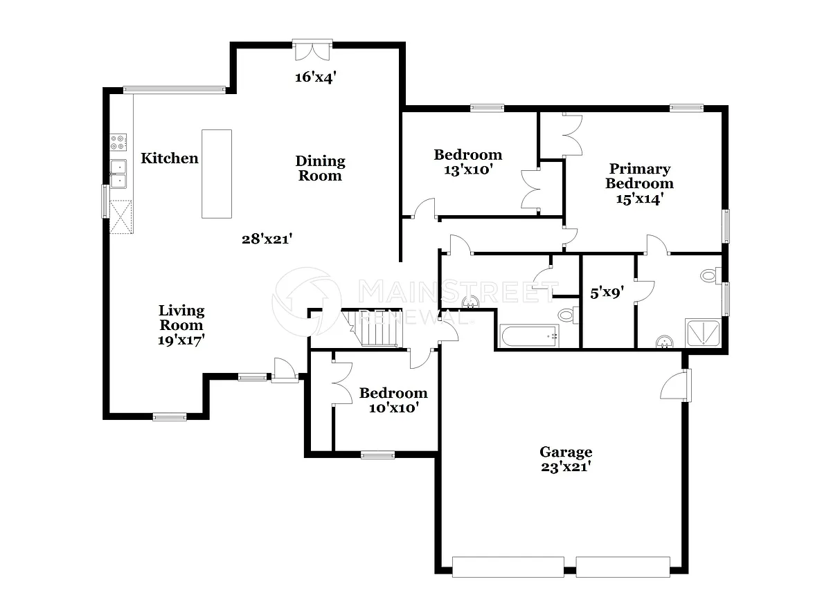 Floor Plan - 203 SE 25th St