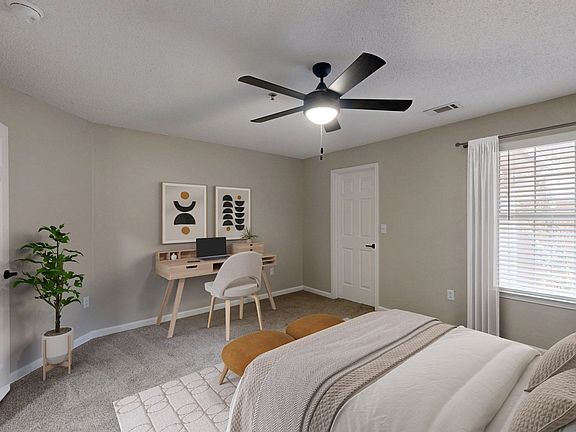 Spacious bedrooms.