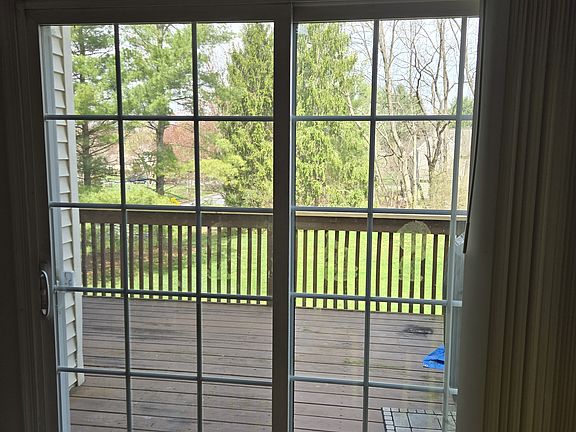 Deck & view off kitchen