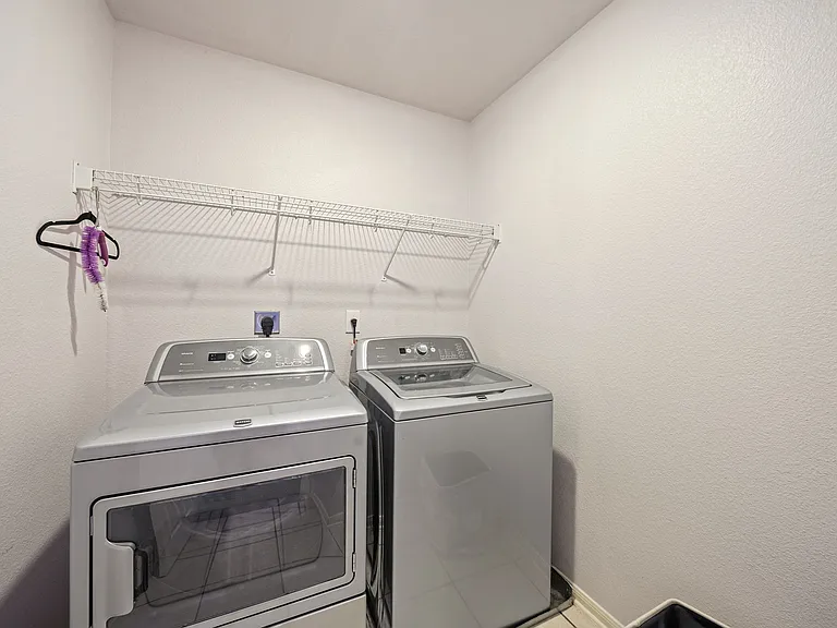 Located between the two upstairs bed rooms