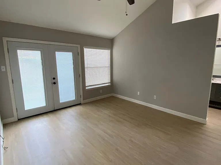 Primary bedroom with connected bathroom