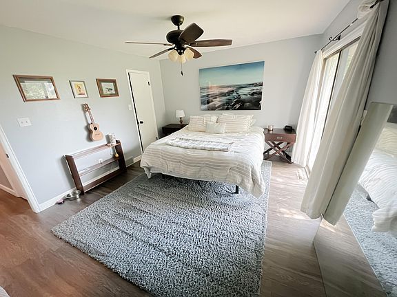 Master Room- King Bed Fits with Plenty of Space- Large walk in closet and well as linen closet next to bathroom, Master has bathroom attached.