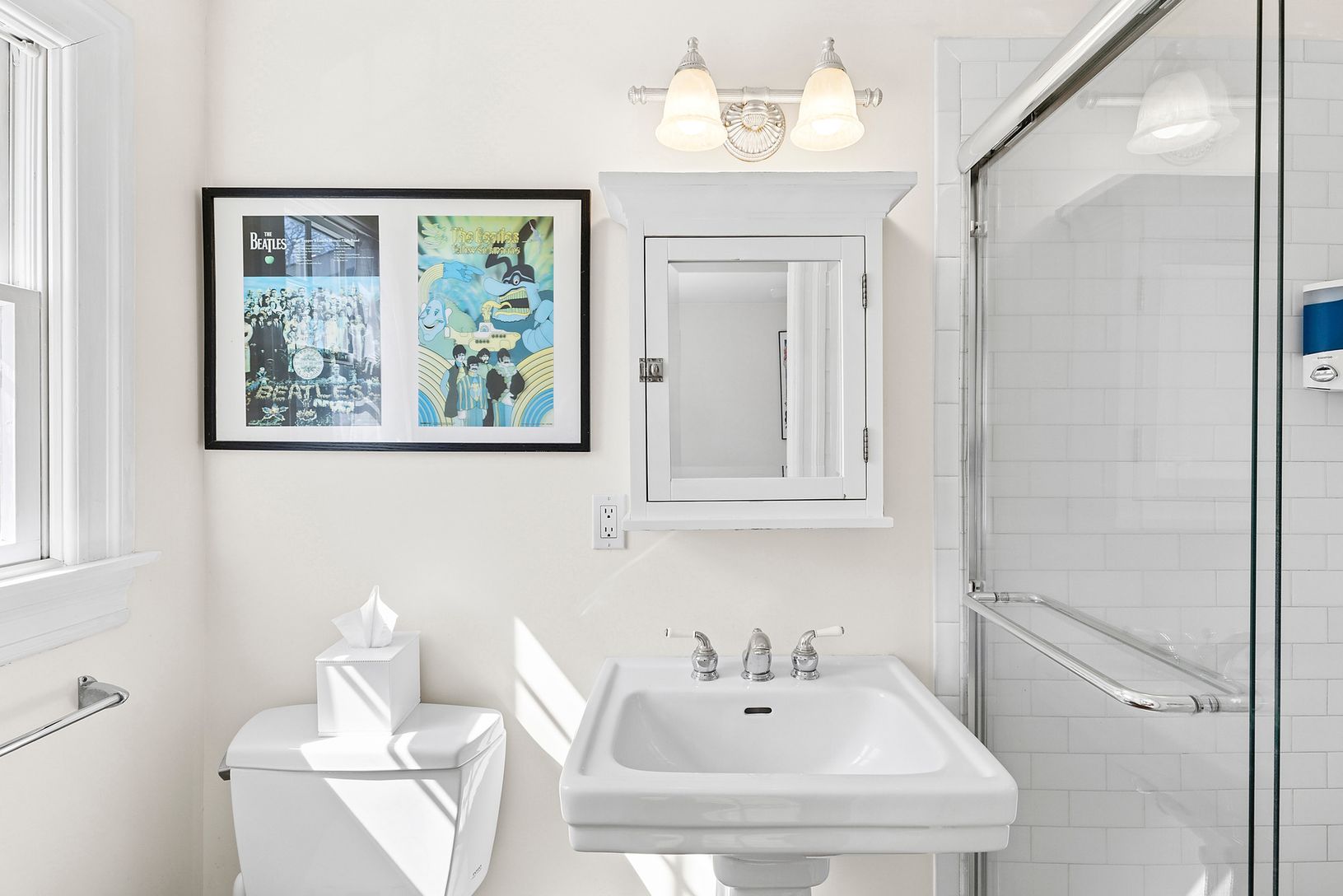 Second floor ensuite bathroom with shower