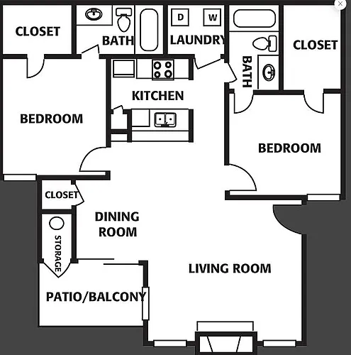 Floor plan 2BSUN