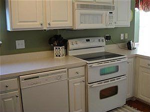 pristine kitchen appliances
