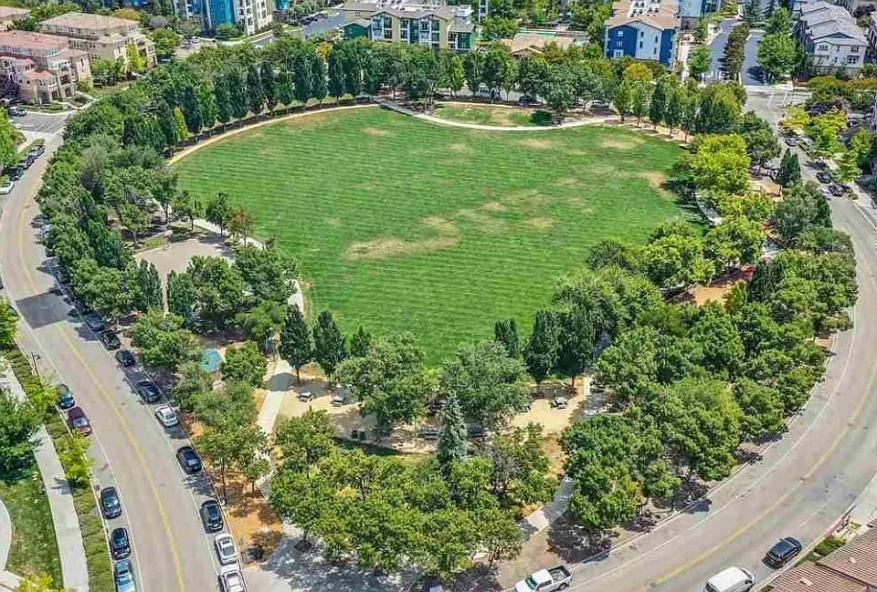 Adjoining park