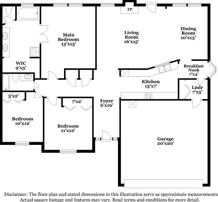 3 bed, 2.0 bath, 1522 sqft, $1,935 — Photo 2