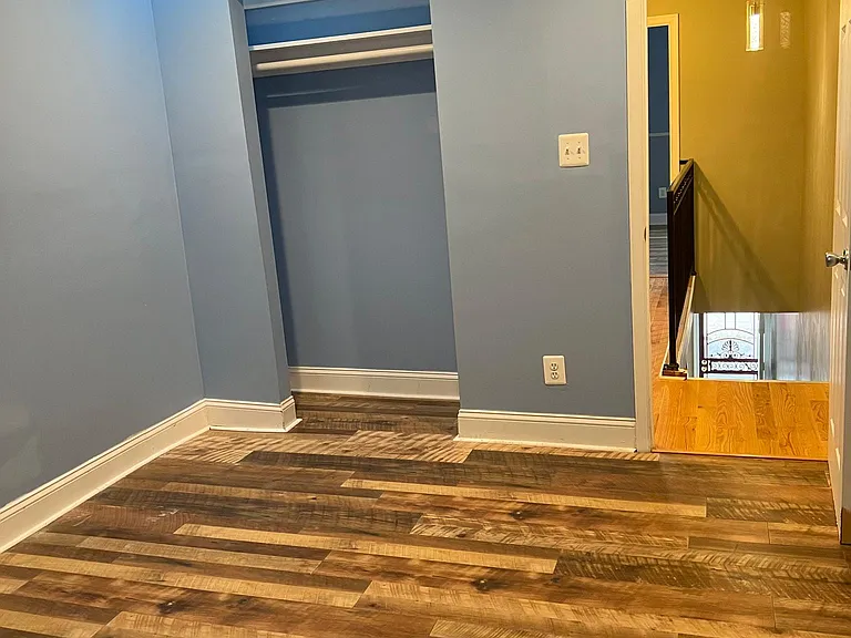 Master bedroom with skylight