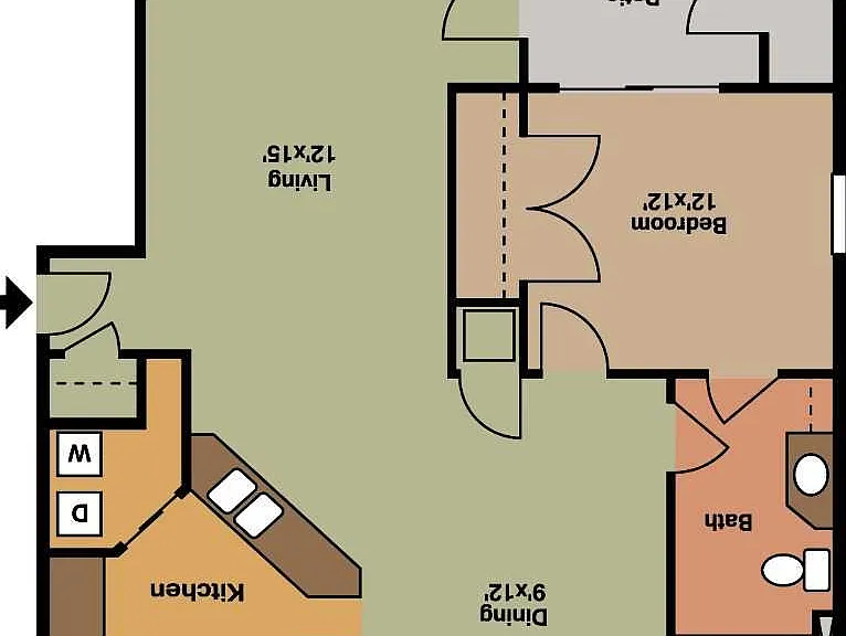 Explore this cozy and modern apartment layout with functional living spaces. Explore this cozy and modern apartment layout with functional living spaces.